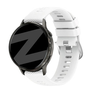 Bandz Bracelet silicone 'Deluxe' Garmin Vivomove 3s (blanc)