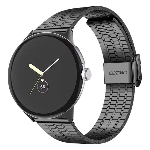 Bracelet acier fin Google Pixel Watch 5 - 45mm (noir)