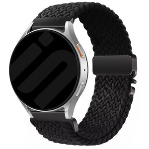 Bracelet tissé avec boucle Huawei Watch 5 - 46mm (noir)