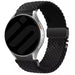 Bracelet tissé avec boucle Garmin Approach S42 (noir)