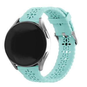 Amazfit Active Patterned Silicone Strap (Blue Sea Green)