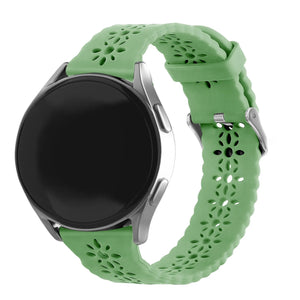 Bracelet de silicone avec relief Amazfit GTR Mini (vert)