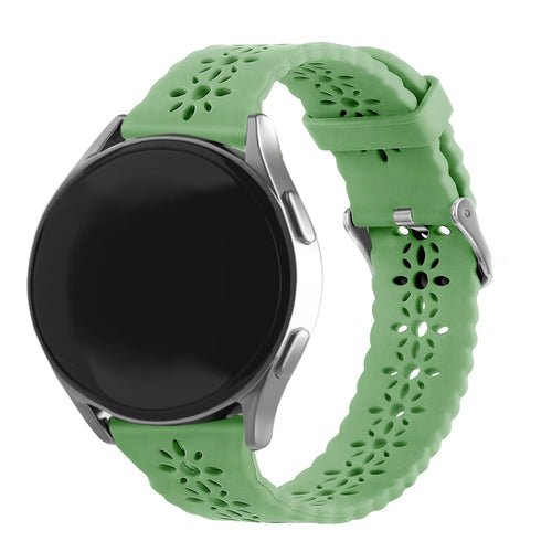 Bracelet de silicone avec relief Amazfit GTR Mini (vert)