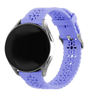 Bracelet de silicone avec relief Coros Apex 42mm (lila)