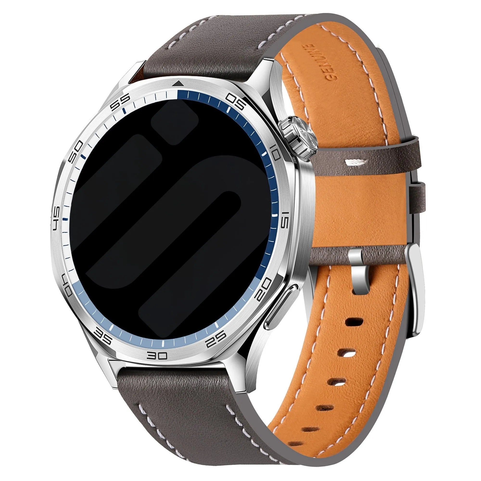 Suunto Race (S) 'One Push' Leather Strap (Grey)
