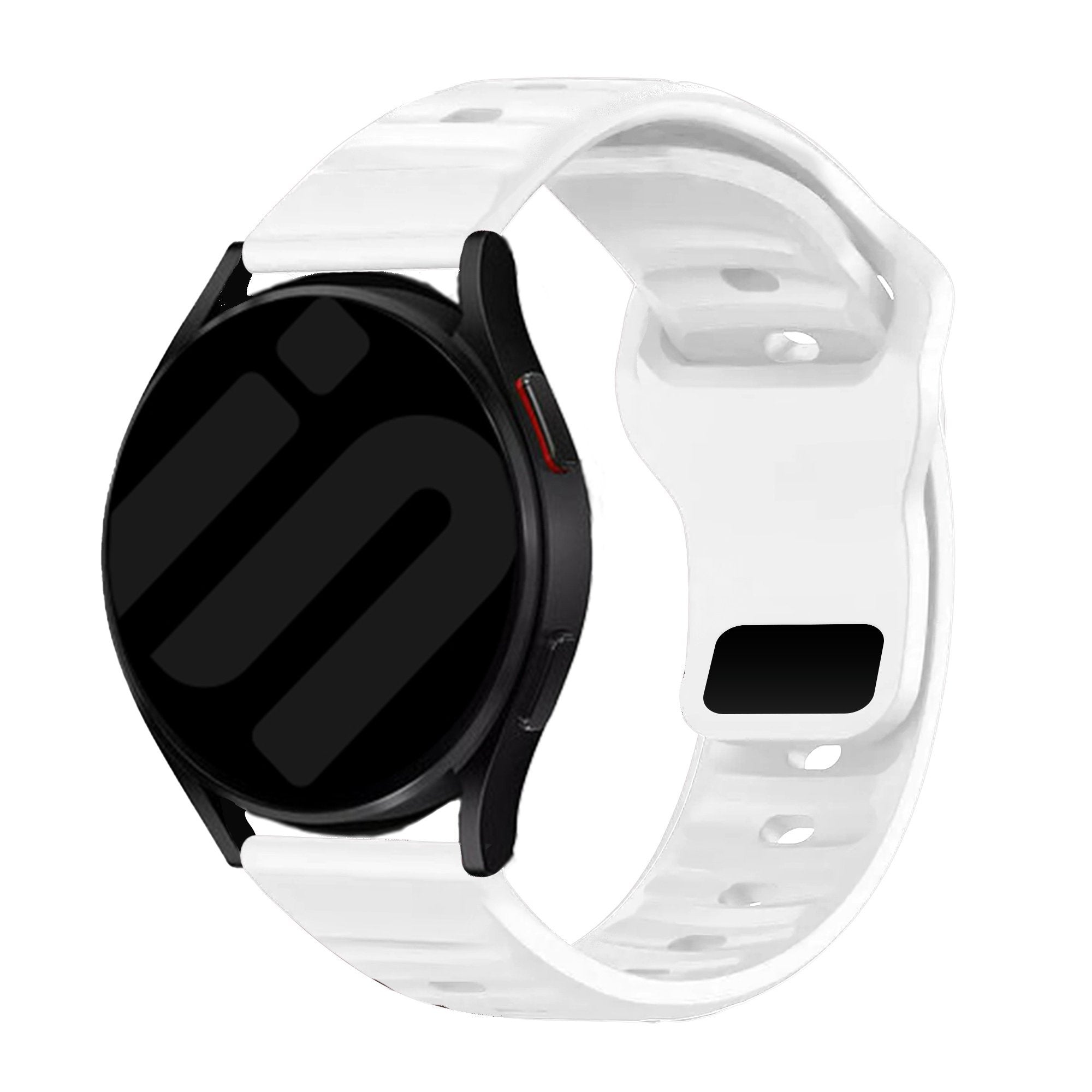 Bracelet silicone Outdoor Withings ScanWatch 2 - 42mm (blanc)