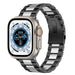 Bracelet acier Apple Watch Ultra (noir/argent)