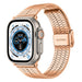 Bracelet acier inoxydable Apple Watch Ultra (or rose)