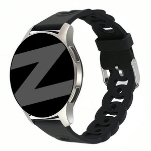 Bandz Bracelet silicone 'Chains' Stahlgear Luna (noir)