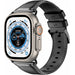 Bracelet cuir Apple Watch Ultra (noir)