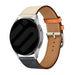 Bracelet cuir Duo OnePlus Watch 3 - 46mm (blanc/bleu foncé)