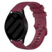 Bracelet silicone de luxe Samsung Galaxy Watch 6 Classic 43mm (rouge foncé)