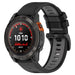 Bracelet à boucle sport Garmin Quatix 5 / 6 / 7 (noir/gris)
