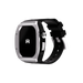 Reqior Apple Watch 45mm Polymer and Metal Case with Rubber Strap (Silver)