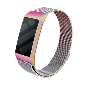 Milanese Strap, on a watch, 3/4 front view