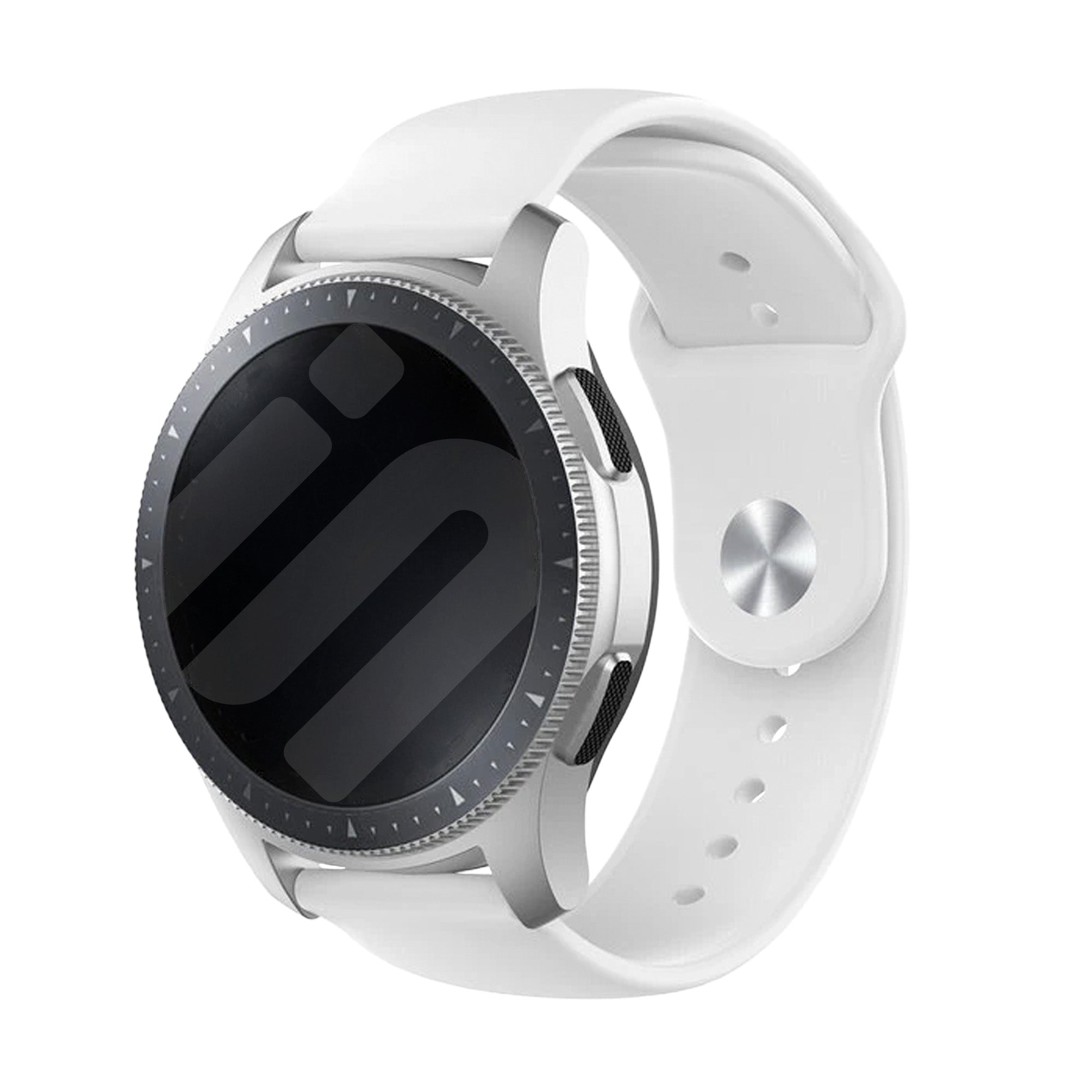 Bracelet sport Samsung Galaxy Watch 7 - 44mm (blanc)