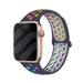 Bracelet sport Apple Watch (bleu foncé / multicolore)