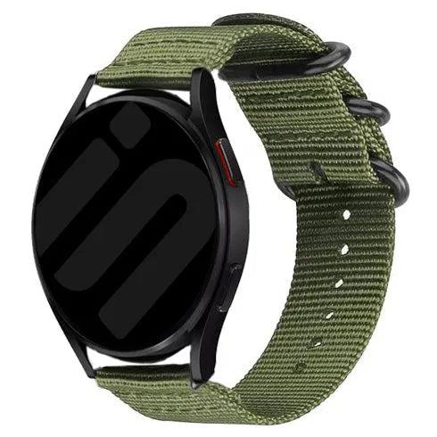 Bracelet nylon avec boucle Amazfit GTR Mini (vert)