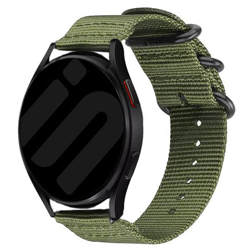 Bracelet nylon avec boucle Huawei Watch GT 4 - 46mm (vert)