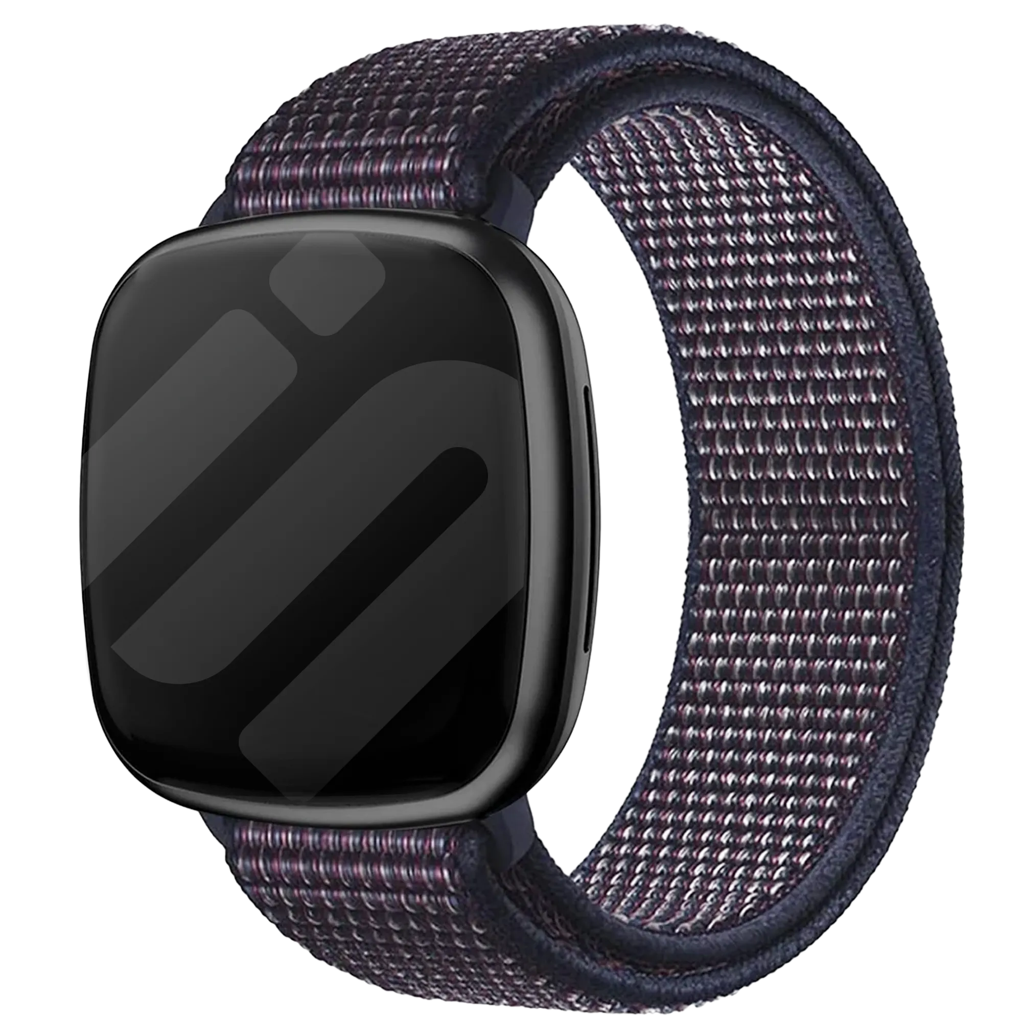 Bracelet nylon Fitbit Versa 3 (bleu foncé)