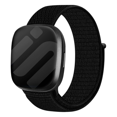 Bracelet nylon Fitbit Versa 3 (noir)