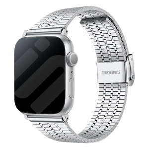 Bracelet Apple Watch acier inoxydable (argent)