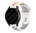 Bracelet sport Samsung Galaxy Watch 7 - 44mm (blanc/coloré)