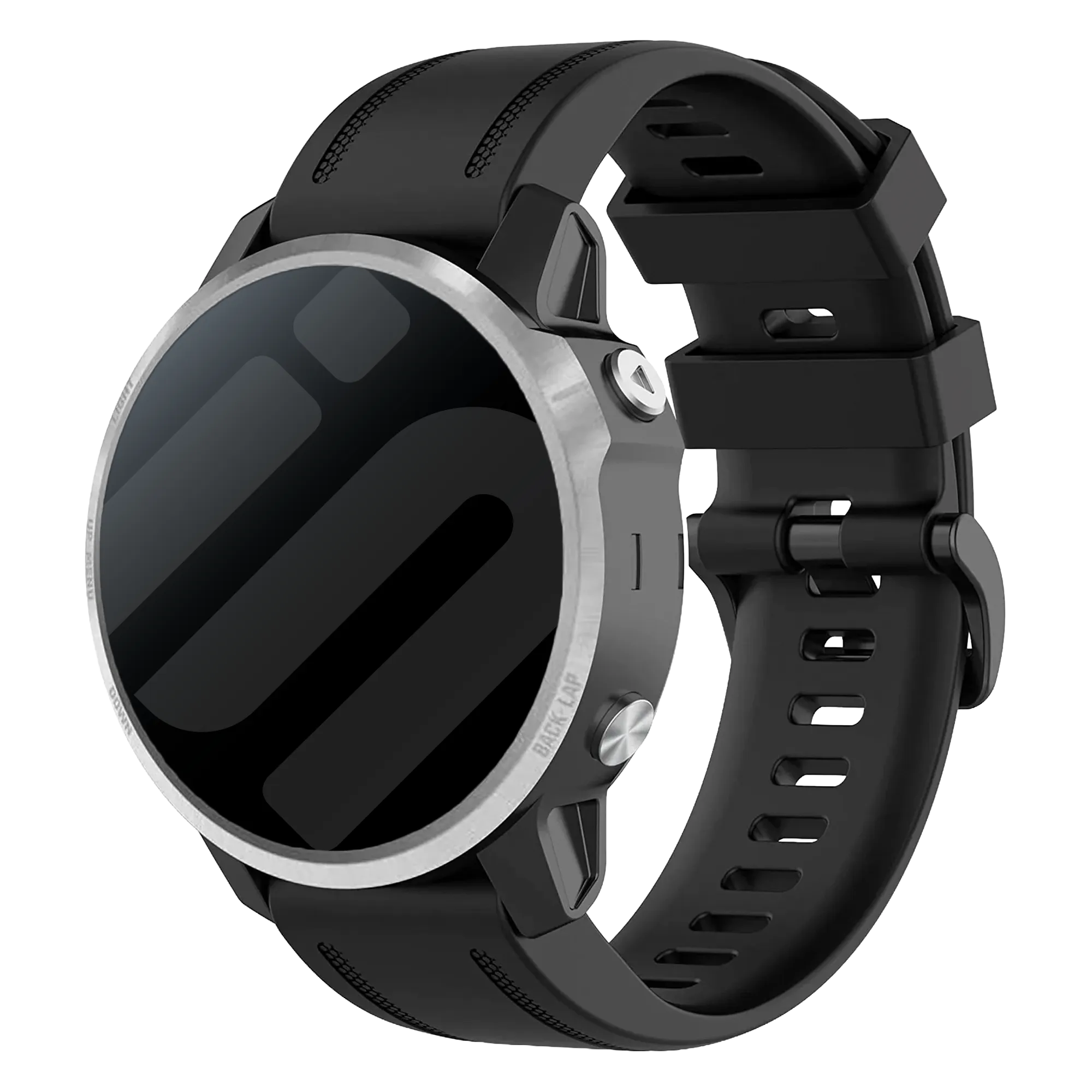Bracelet silicone Garmin Descent Mk3(i) - 43mm (noir)