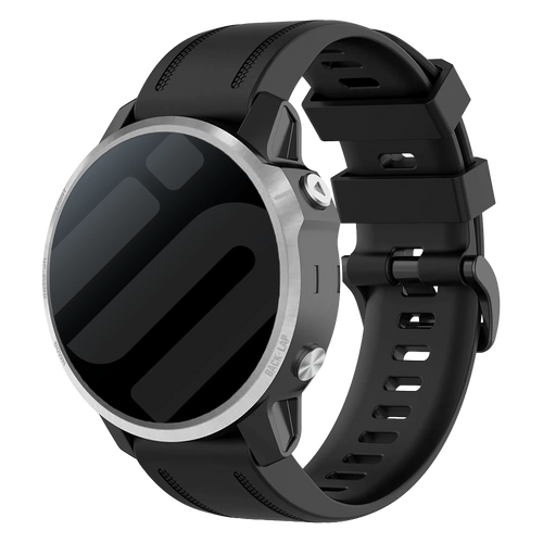 Garmin Fenix 9 - 43mm Silicone Strap (Black)