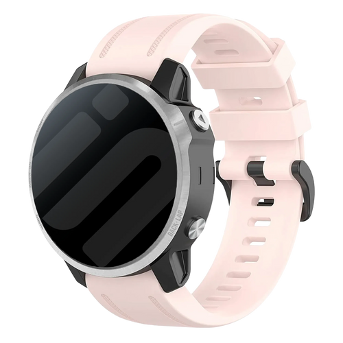 Bracelet silicone Garmin D2 Delta S (rose clair)