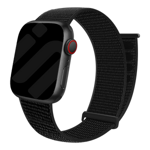 Bracelet nylon Loop Apple Watch (noir)
