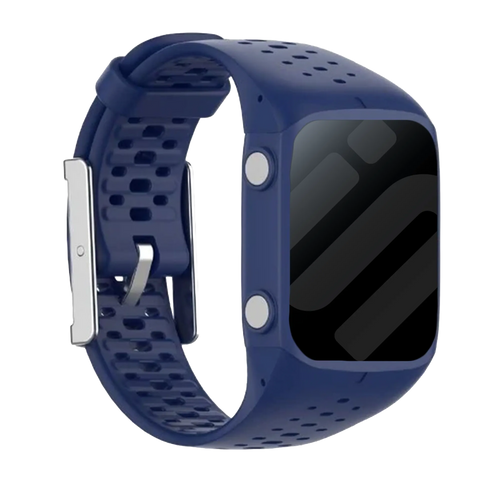 Bracelet silicone Polar M400 / M430 (bleu foncé)