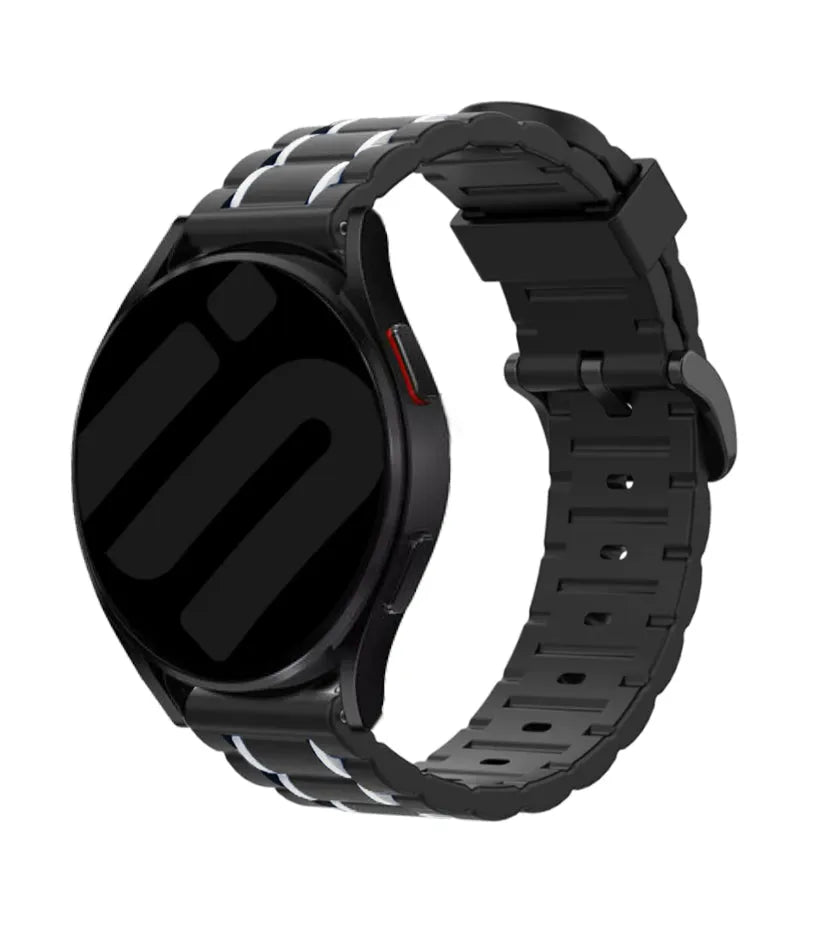 Coros Apex 46mm Sport Buckle Strap (Black/White)
