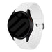 Bracelet silicone respirant Samsung Galaxy Watch 6 - 44mm (blanc)