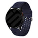 Bracelet silicone respirant Oppo Watch X3 (bleu foncé)