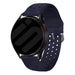 Bracelet silicone avec trous Samsung Galaxy Watch 7 - 44mm (bleu foncé)