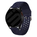 Samsung Galaxy Watch FE Breathable Silicone Strap (Dark Blue)