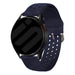 Bracelet silicone respirant Samsung Galaxy Watch 6 - 44mm (bleu foncé)