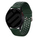 Bracelet silicone avec trous Samsung Galaxy Watch 7 - 40mm (vert armée)