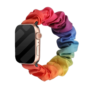 Apple Watch Scrunchie Strap (Rainbow)
