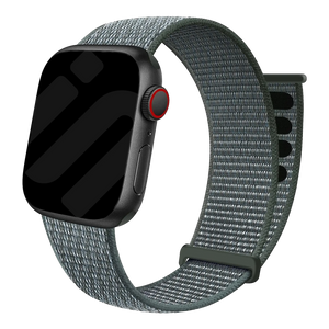 Bracelet Apple Watch nylon (gris-vert)