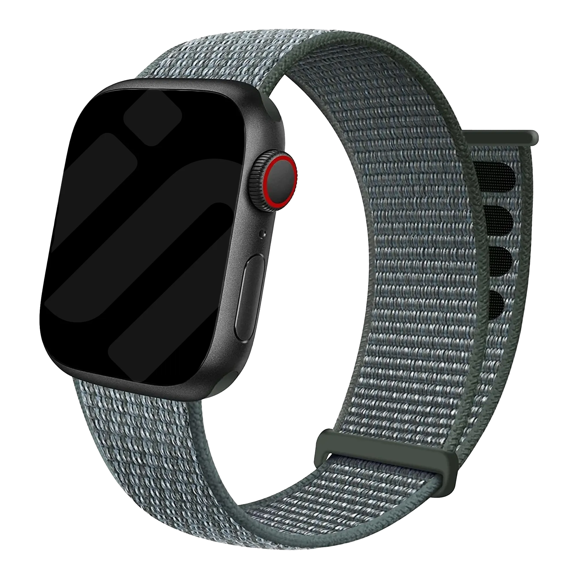 Apple Watch Nylon Loop Strap (Grey-Green)