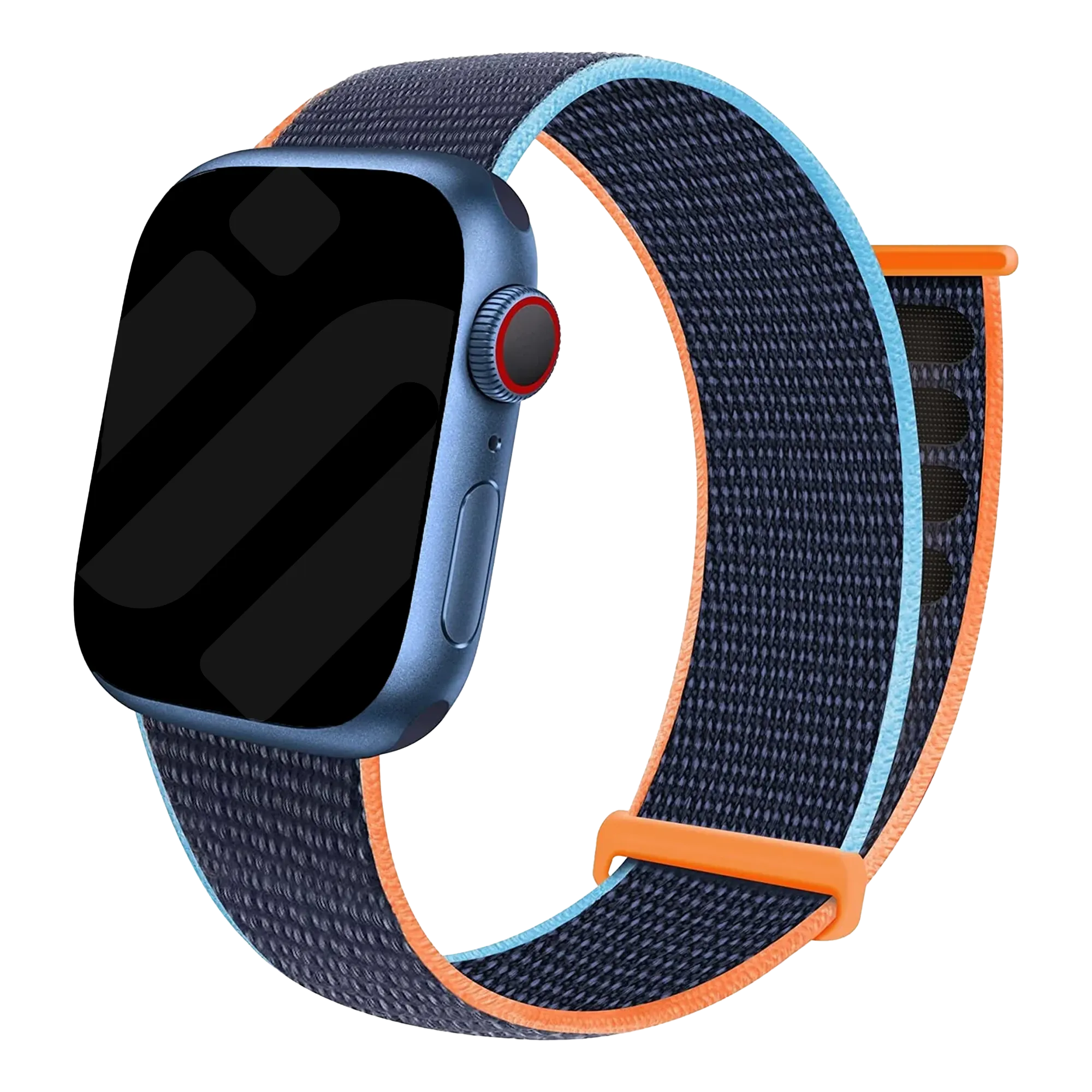 Bracelet Apple Watch nylon (bleu foncé)