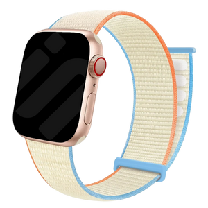 Bracelet Apple Watch nylon (blanc lait)