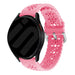 Bracelet silicone à motifs Samsung Galaxy Watch 6 Classic 43mm (rose claire)