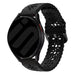 Bracelet silicone à motifs Samsung Galaxy Watch 6 Classic 47mm (noir)