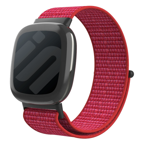 Fitbit Sense 2 Nylon Strap (Red)