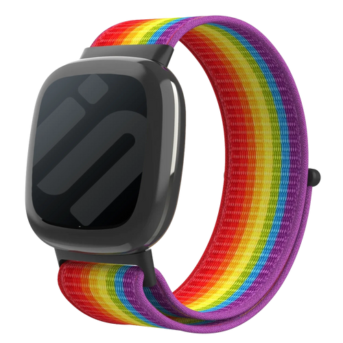 Fitbit Sense 2 Nylon Strap (Rainbow)