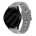 Bracelet silicone avec motif Samsung Galaxy Watch 7 - 44mm (gris)