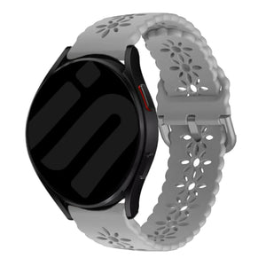 Amazfit GTR Mini Patterned Silicone Strap (Grey)